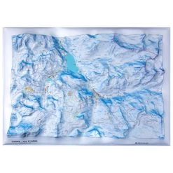 Carte 3D Deniveles Carte Des Pistes Tignes - Val D'isere