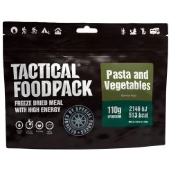 Repas Lyophilisé Tactical Foodpack Pâtes Et Légumes 110g