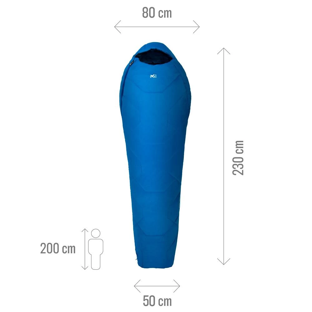 Sac De Couchage Millet Baikal 750 Long Blue â Image 3