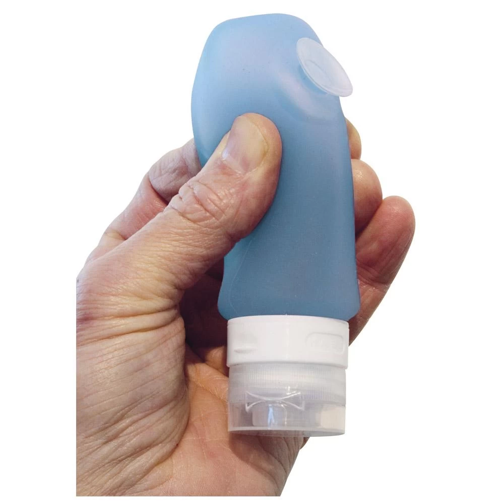 Flacon Hygiene Travel Safe Squeeze Bottle 90ml Light Blue – Image 2