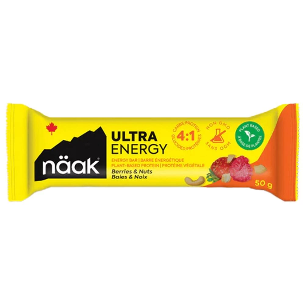 Barre Energétique Naak Ultra Energy Bars Baies & Noix