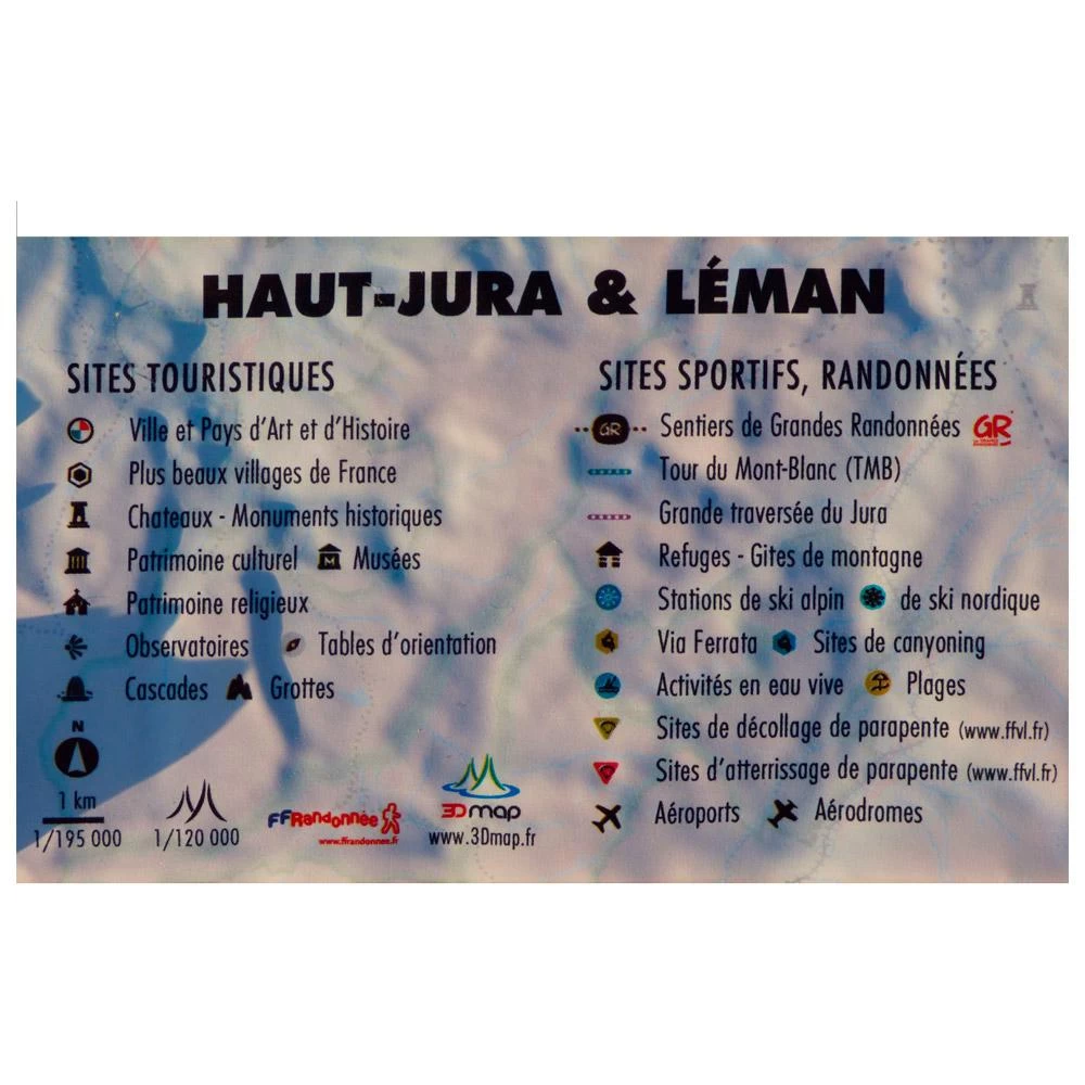 Carte 3D 3DMAP Jura & Léman – Image 3