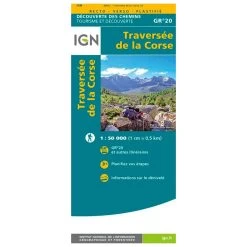 Carte IGN Traversée De La Corse GR20