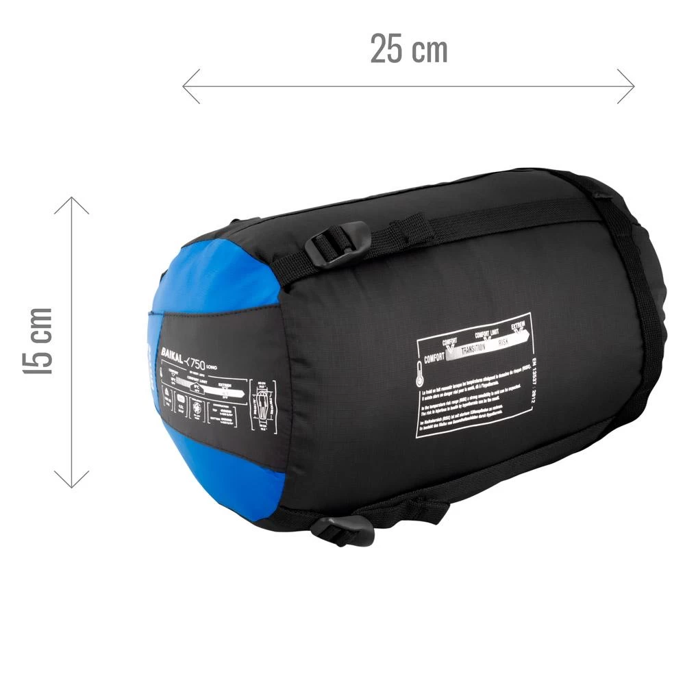 Sac De Couchage Millet Baikal 750 Long Blue â Image 4
