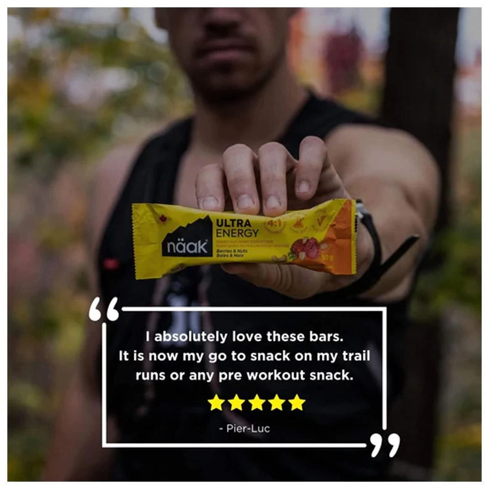 Barre Energétique Naak Ultra Energy Bars Baies & Noix – Image 6
