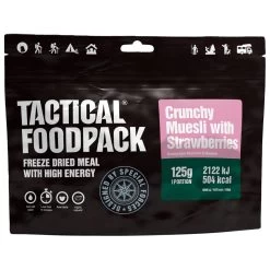 Repas Lyophilisé Tactical Foodpack Crunchy Muesli Strawberries