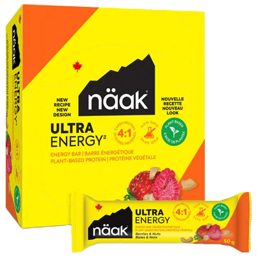 Barre Energétique Naak Ultra Energy Bars Baies & Noix – Image 3