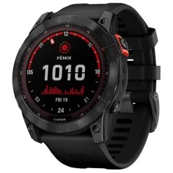Montres GPS Garmin Fenix 7X Solar Edition Slate Gray Black Band