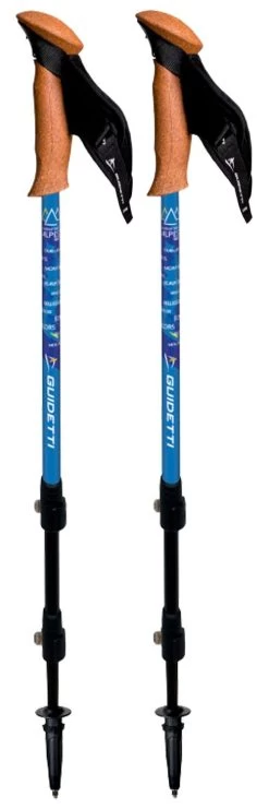 Bâton Guidetti Région Massif Des Alpes Bleu