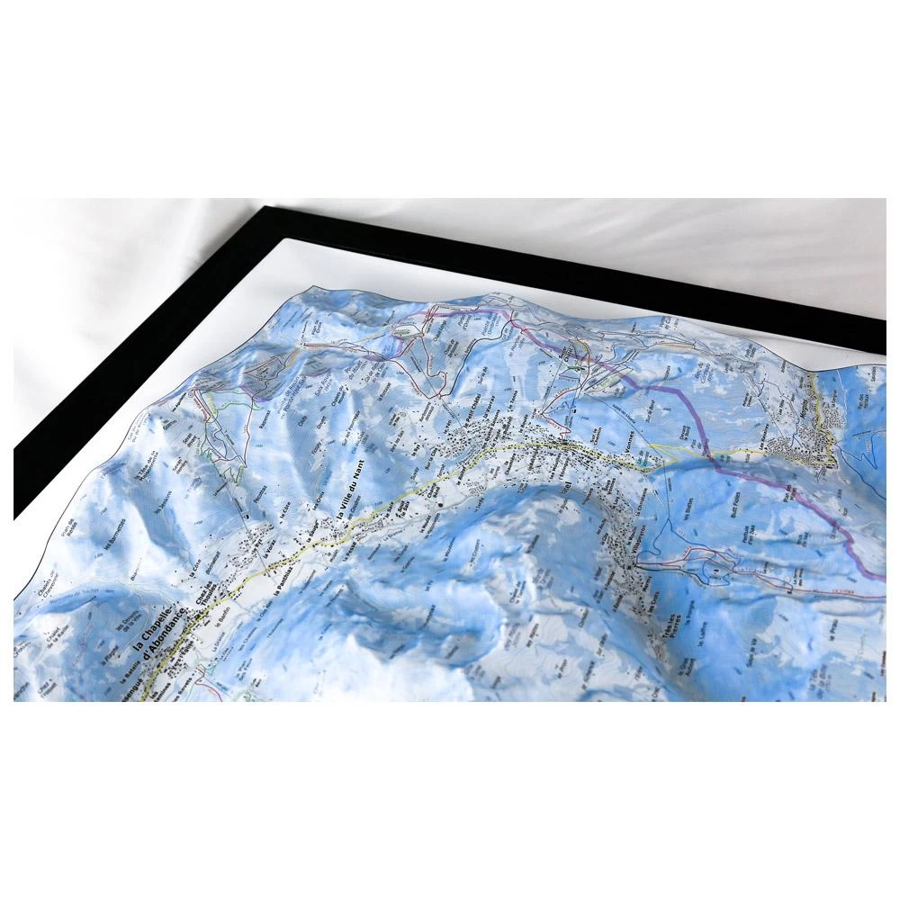 Carte 3D Deniveles Carte Des Pistes Portes Du Soleil Avoriaz Châtel Chapelle D’Abondance – Image 3