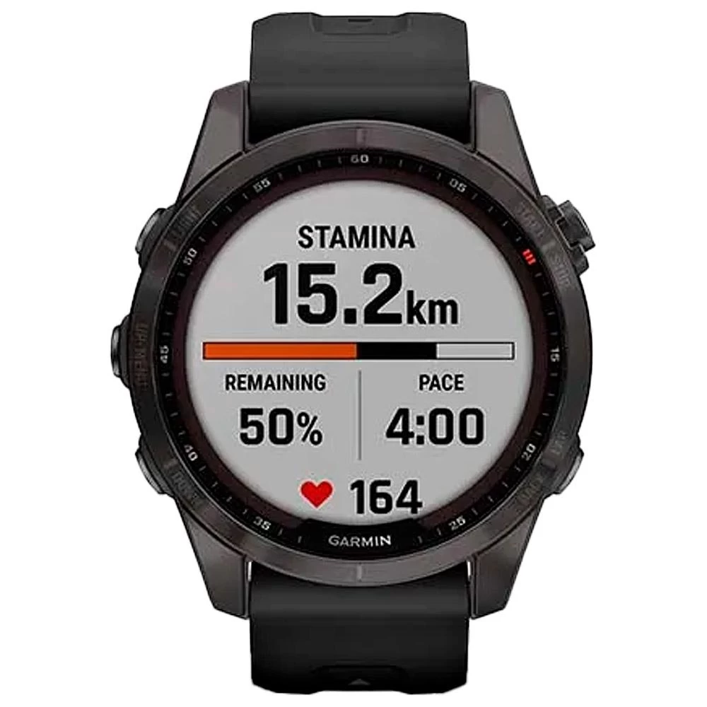 Montres GPS Garmin Fenix 7S Sapphire Solar Edition Carbon Gray Black â Image 6