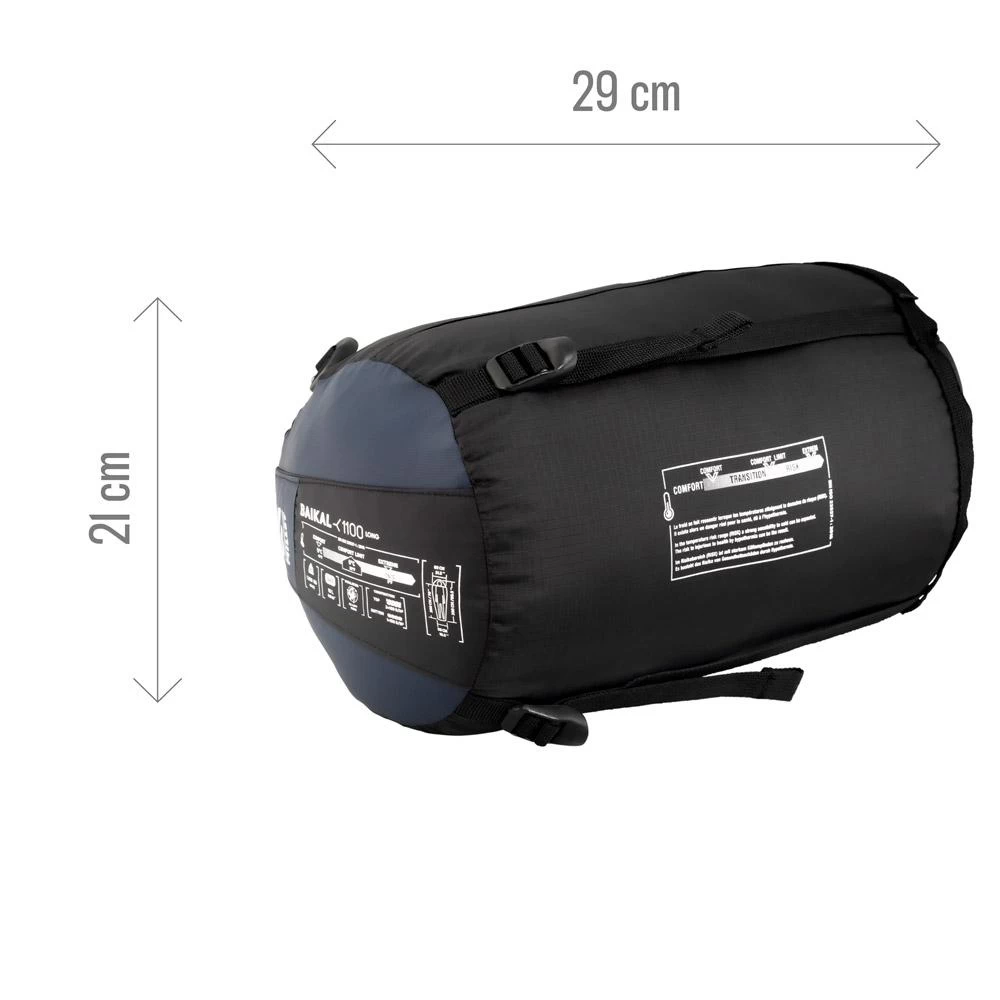 Sac De Couchage Millet Baikal 1100 Long Navy Blue â Image 4