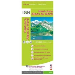 Carte IGN Haut-Jura Alpes Du Nord