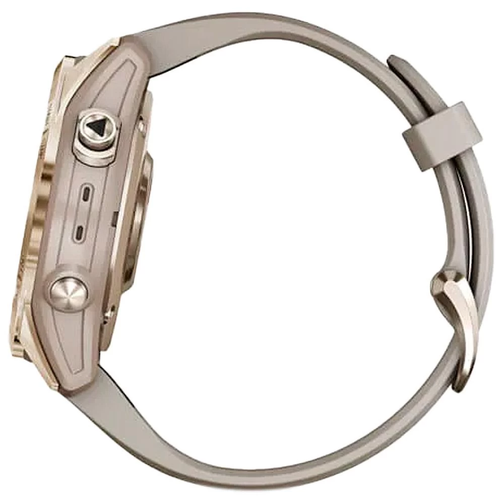 Montres GPS Garmin Fenix 7S Sapphire Solar Edition Cream Light Gold Titan â Image 2