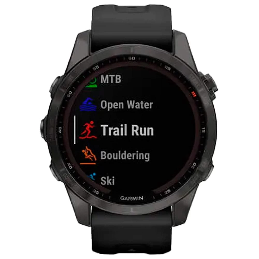 Montres GPS Garmin Fenix 7S Sapphire Solar Edition Carbon Gray Black â Image 5