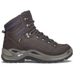 Chaussures De Randonnée Lowa Renegade Gtx Mid Ws Slate Blackberry