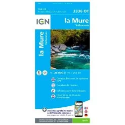 Carte IGN 3336OT La Mure, Valbonnais