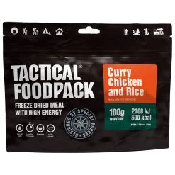 Repas Lyophilisé Tactical Foodpack Curry De Poulet Et Riz 100g
